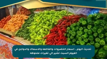 🔹 تحديث اليوم.. أسعار الخضروات والفاكهة والأسماك والدواجن في الفيوم السبت تشير إلى تغيرات ملحوظة